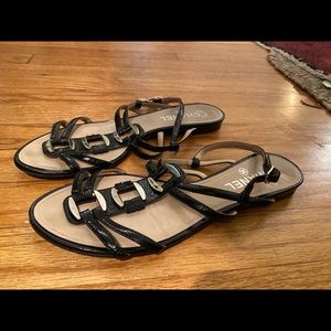 Black CHANEL Sandals 39